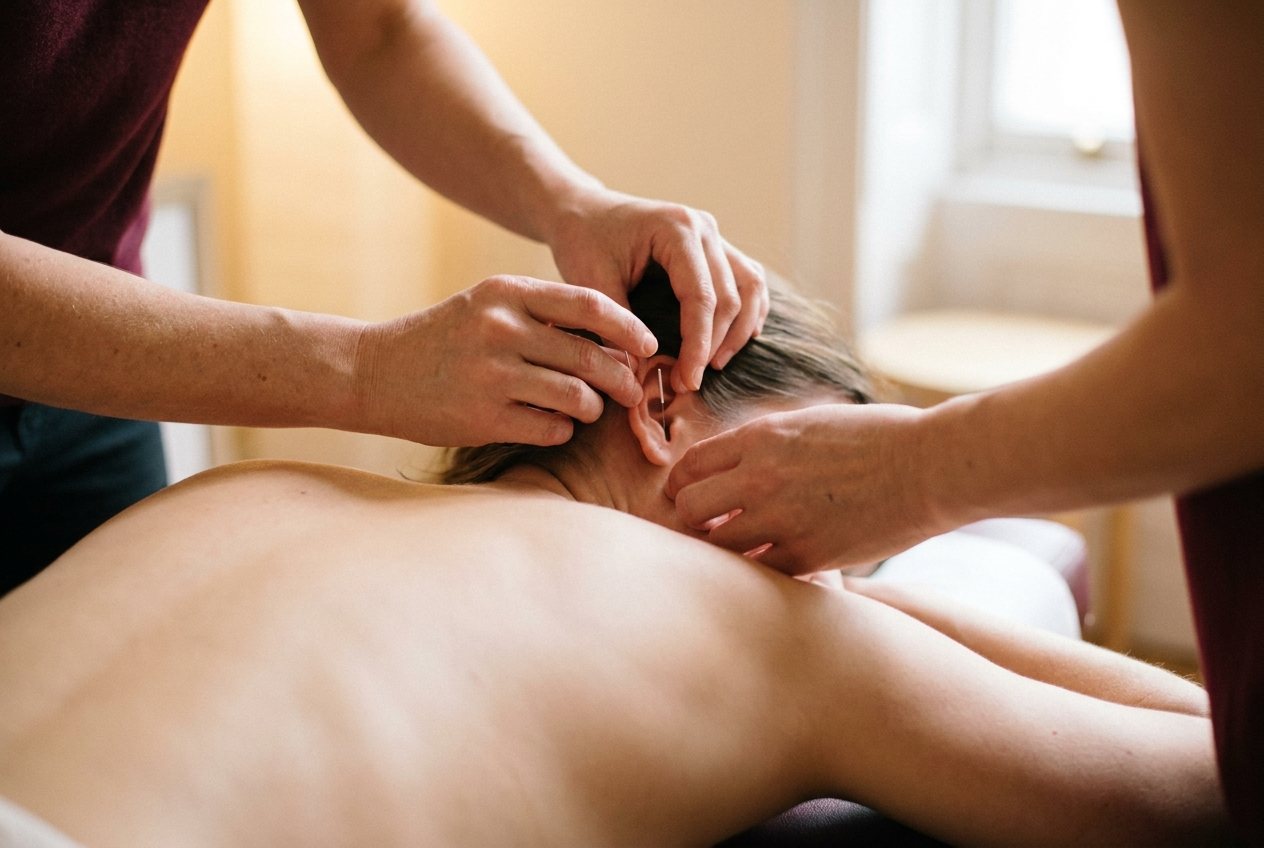 Patient allongé sur le ventre